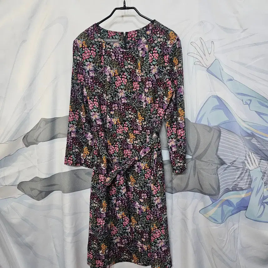 [BUNJANG] Laura Ashley Floral Long Dress / 로라애슐리 플라워원피스