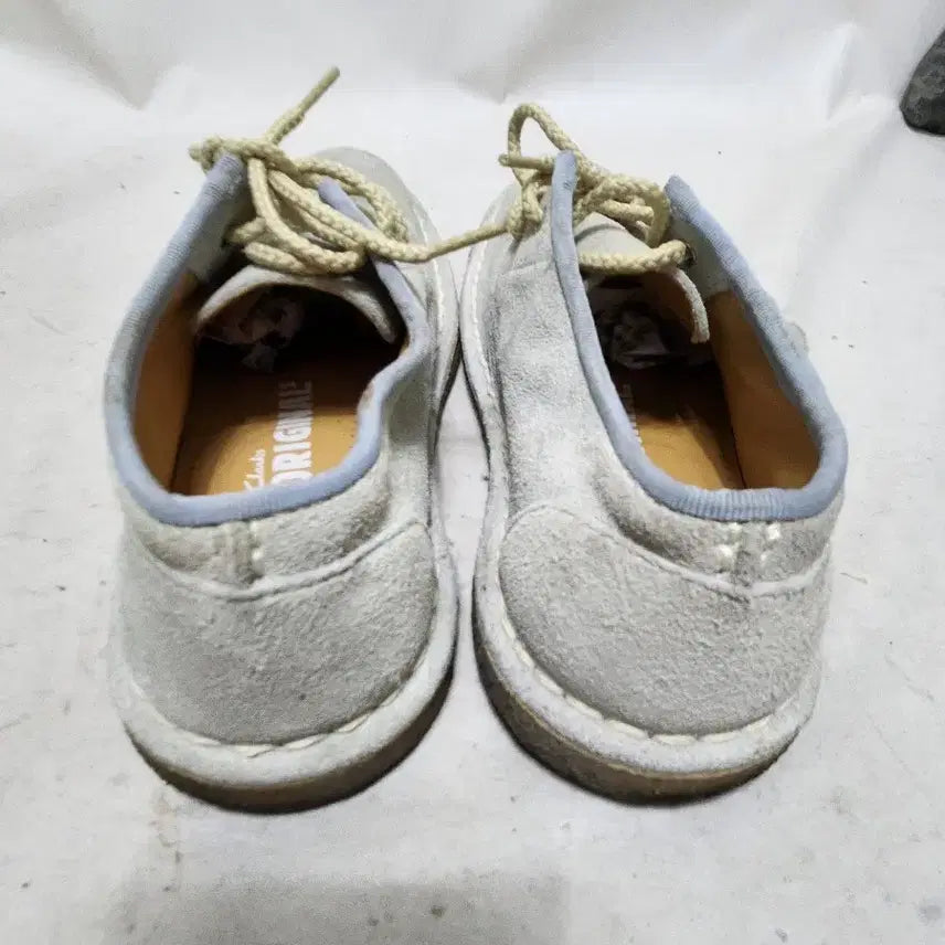 [BUNJANG] Clarks Suede Lace-up Shoes Sky Blue / 225 클락스 스웨이드 레이스업 슈즈