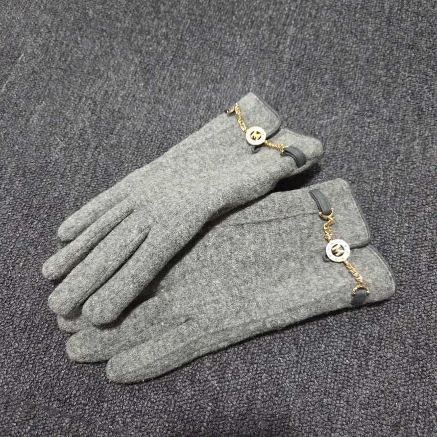 [SOLD OUT] 메트로시티 여성 체인 기모 장갑 26031220