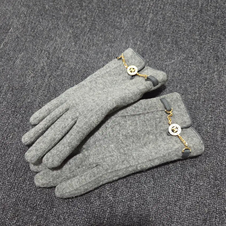 [SOLD OUT] 메트로시티 여성 체인 기모 장갑 26031220