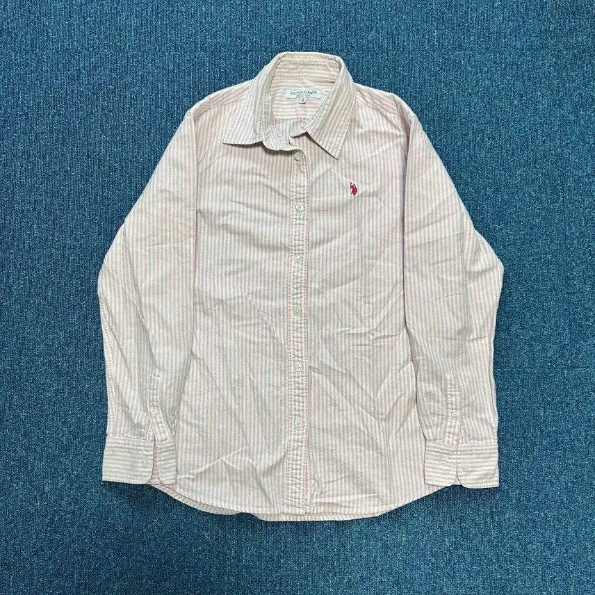 [BUNJANG] US Polo Assn. Pink Striped Shirt (Men&