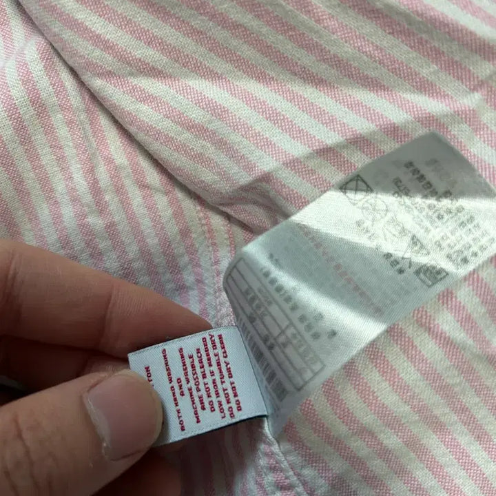 [BUNJANG] US Polo Assn. Pink Striped Shirt (Men&