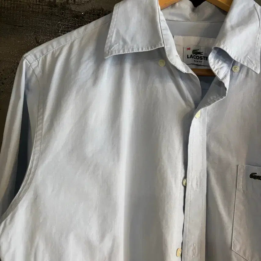 [BUNJANG] Lacoste Slim Fit Shirt / 라코스테 슬림핏 셔츠 38