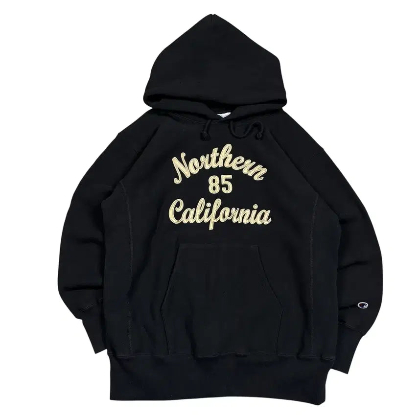 [BUNJANG] Champion Reverse Weave Hoodie / 챔피온 블랙컬러 리버스위브 후드티