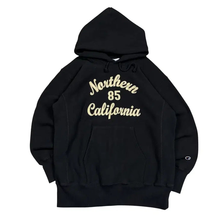 [BUNJANG] Champion Reverse Weave Hoodie / 챔피온 블랙컬러 리버스위브 후드티
