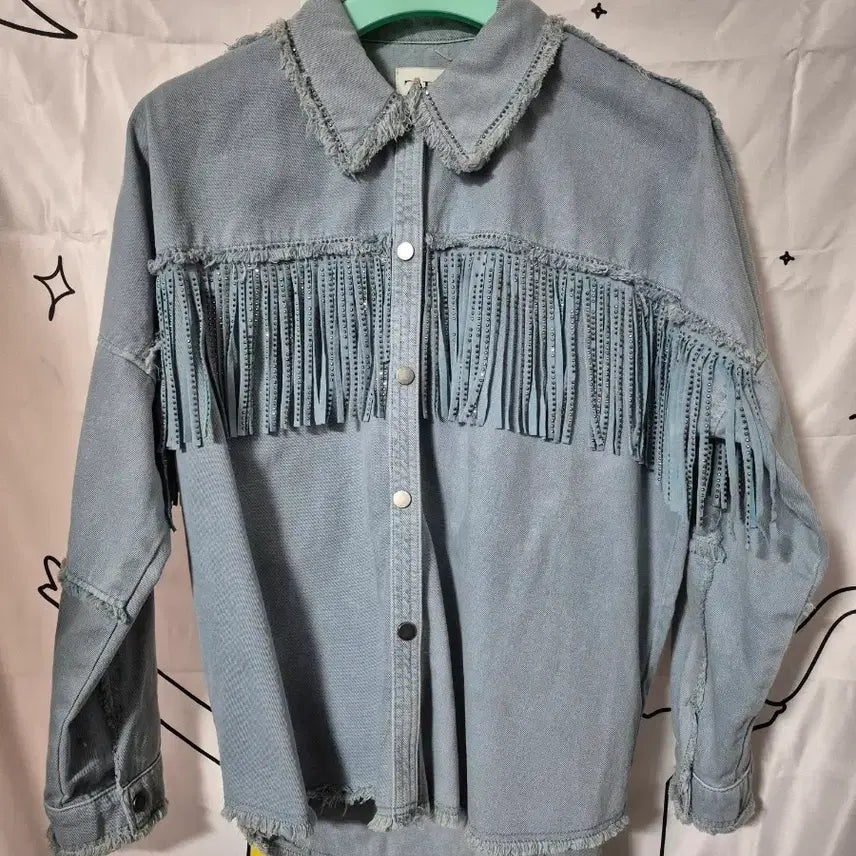 [BUNJANG] ZARA Denim Fringe Jacket / 자라 데님 프린지 청자켓