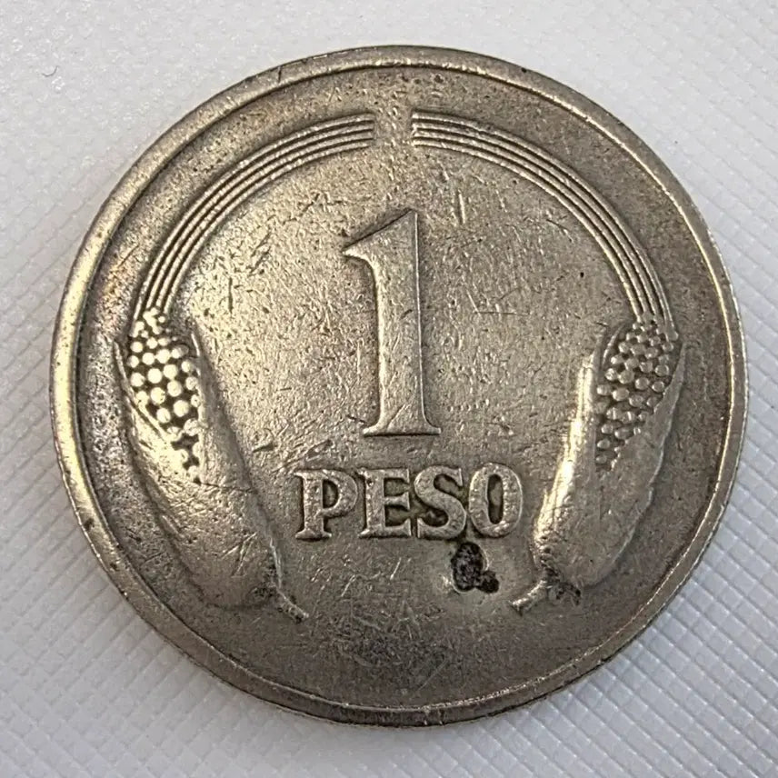 [BUNJANG] Colombia 1 Peso Coin 1974 / 1974년 콜롬비아 1페소 주화 zk-1613
