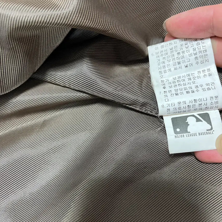 [BUNJANG] MLB Cowhide Corduroy Jacket 105 / MLB 소가죽 골덴 자켓 105