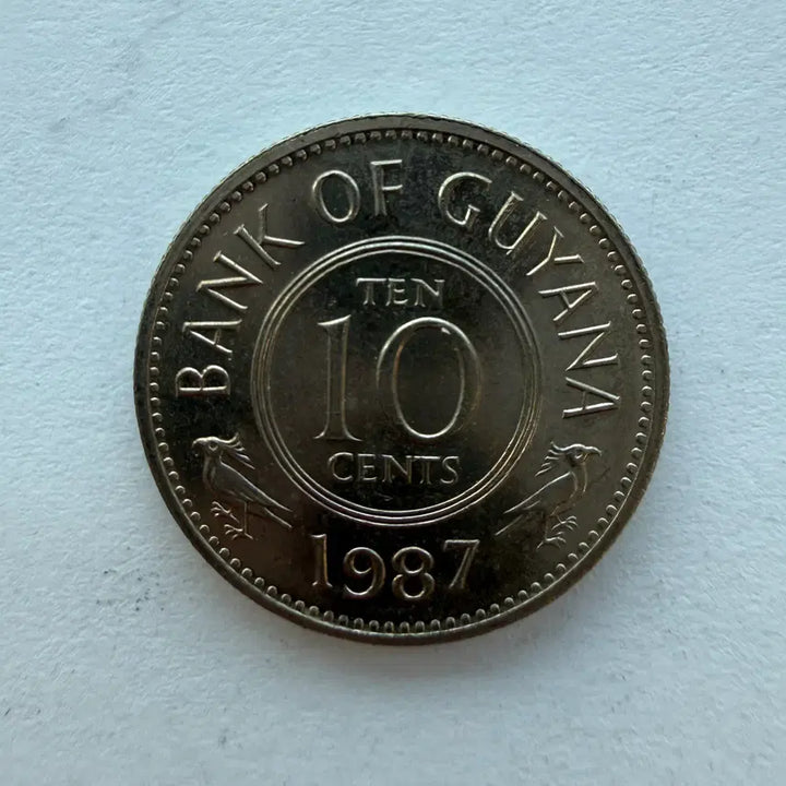 [BUNJANG] Guyana 10 Cent Coin (1987) / 1987년 가이아나 10센트 동전 S869