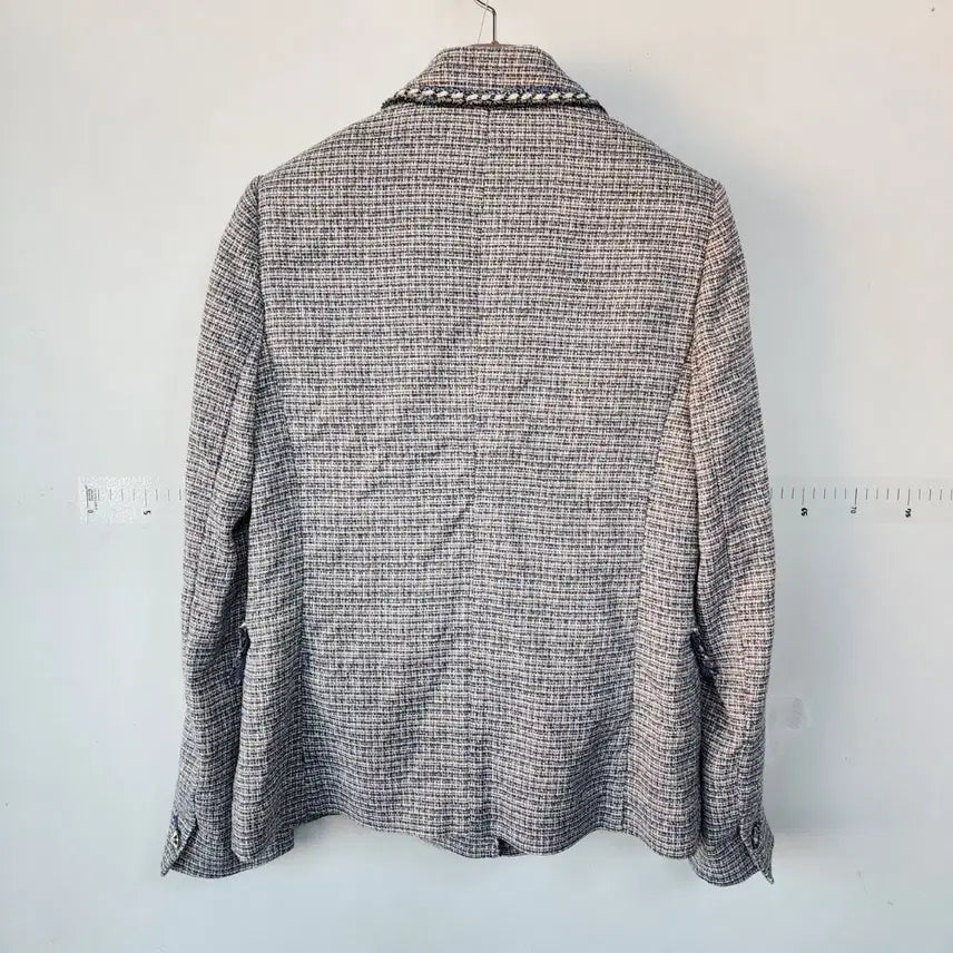 [BUNJANG] Olivia Lauren Navy Tweed Jacket / 올리비아로렌 트위드 자켓