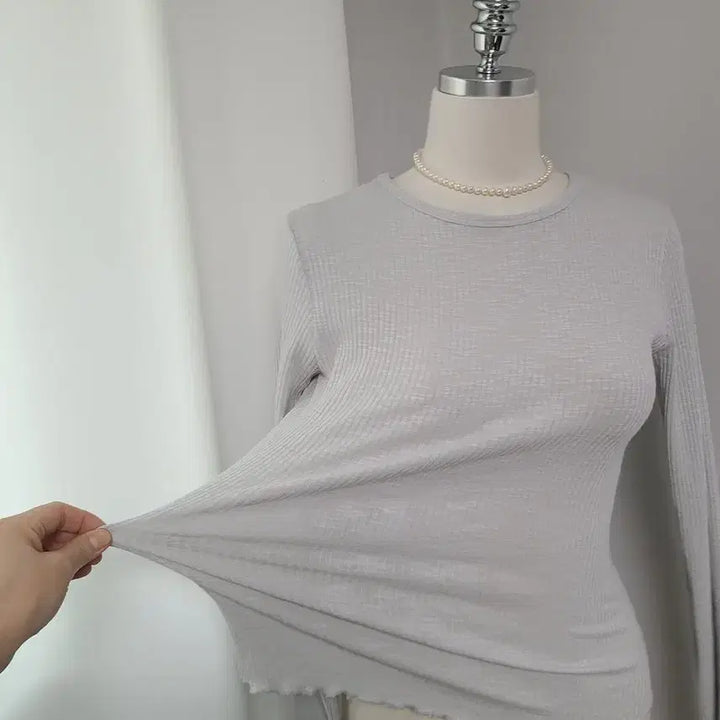 [BUNJANG] AB Modal Wave T-Shirt / 새-ab-모달웨이브티(복수할인)