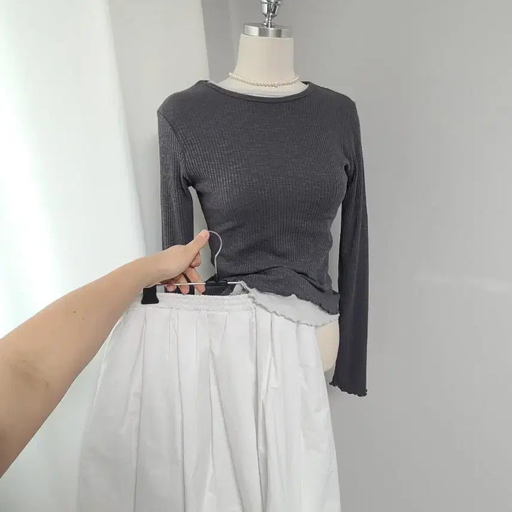 [BUNJANG] AB Modal Wave T-Shirt / 새-ab-모달웨이브티(복수할인)