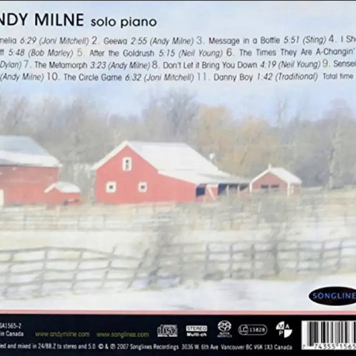 [BUNJANG] Andy Milne Dreams &amp; False Alarms SACD / Andy Milne - Dreams &amp; False Alarms SACD
