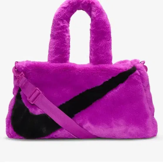 [BUNJANG] Nike Fur Swoosh Tote Bag Purple / 나이키 퍼 스우시 토트백 퍼플