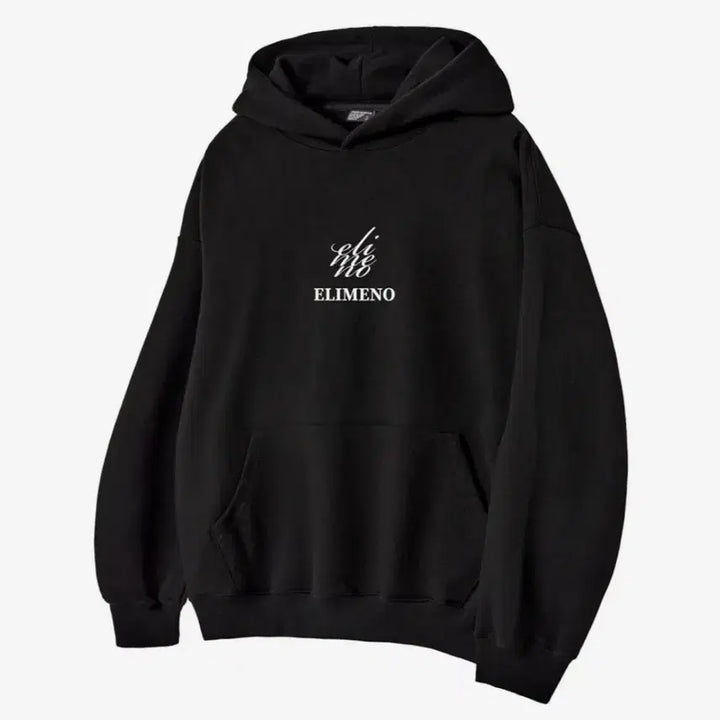 [BUNJANG] Elemyno Daisy Oversized Hoodie Black XL / [새상품] XL 엘리메노 데이지 오버핏 후드티셔츠 블랙