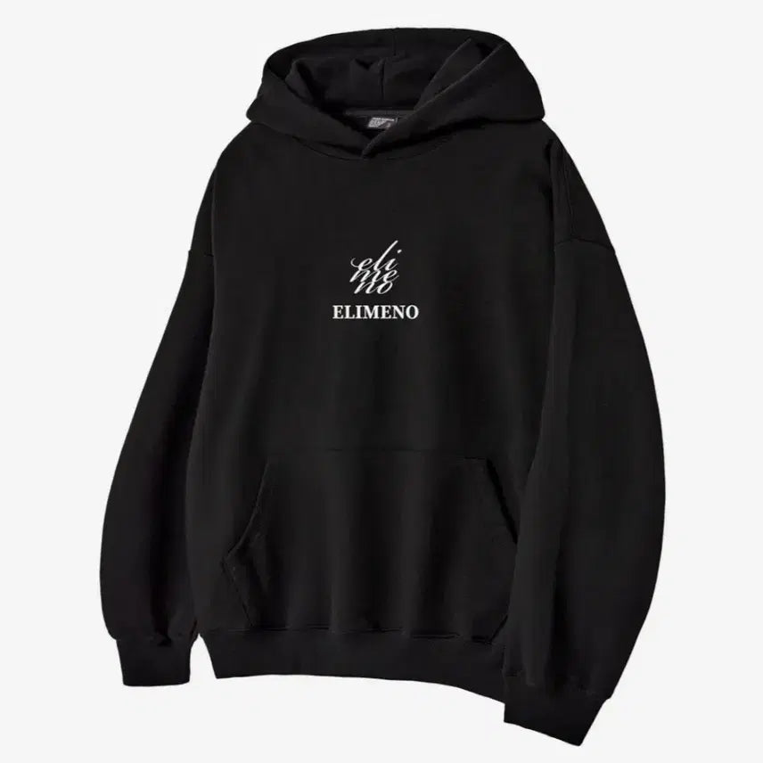 [BUNJANG] Elemyno Daisy Oversized Hoodie Black XL / [새상품] XL 엘리메노 데이지 오버핏 후드티셔츠 블랙