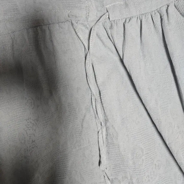 [BUNJANG] Mint Embroidered Long Dress / 민트색 자수 롱 원피스