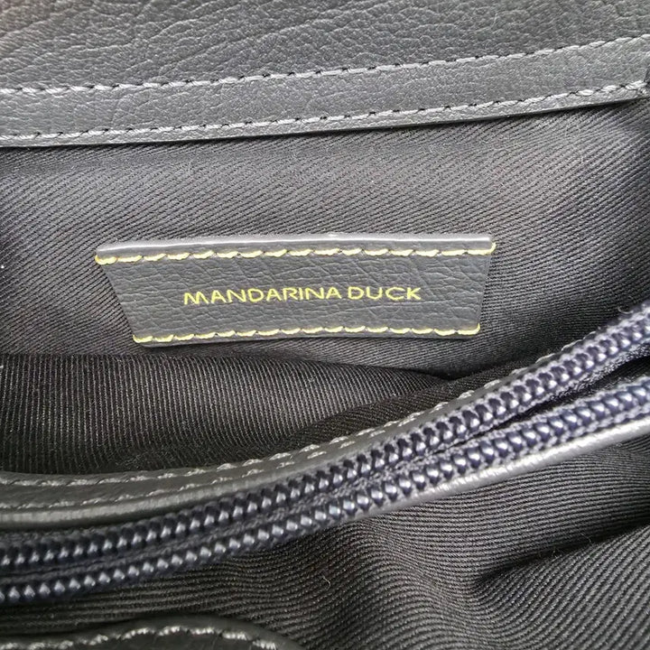 [BUNJANG] Mandarina Duck Mellow Leather Tote Crossbody Bag / 만다리나덕 멜로우 가죽 토트겸 크로스백