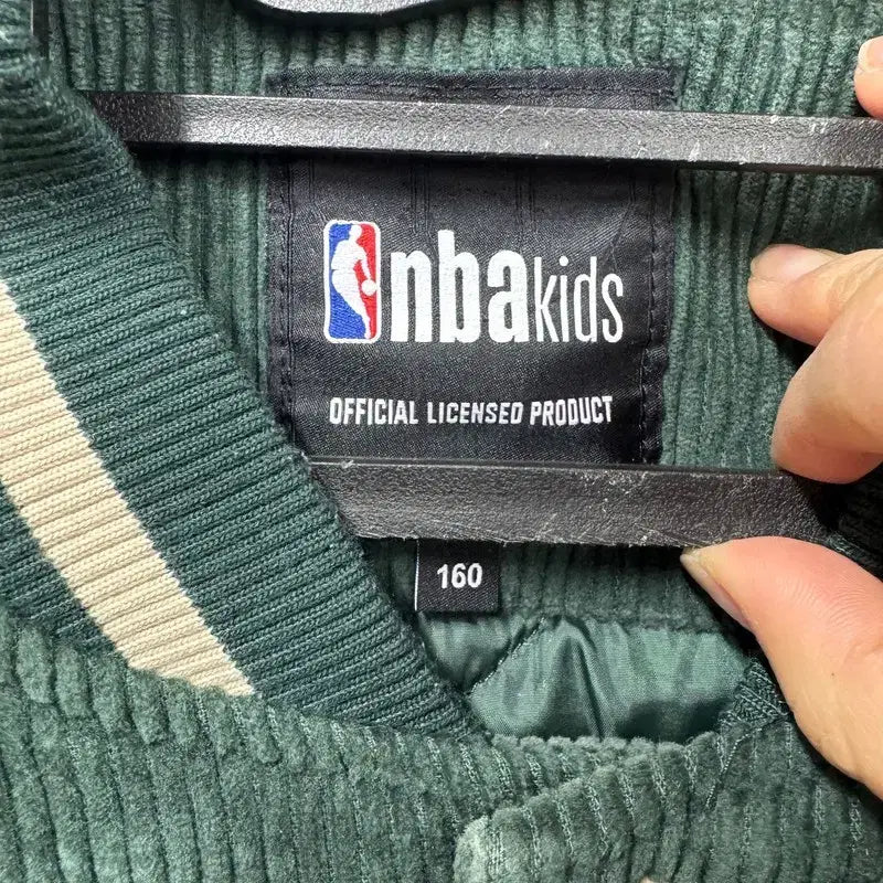 [SOLD OUT] [정품/160] NBA 여성 코듀로이 바시티 패딩 점퍼   SS