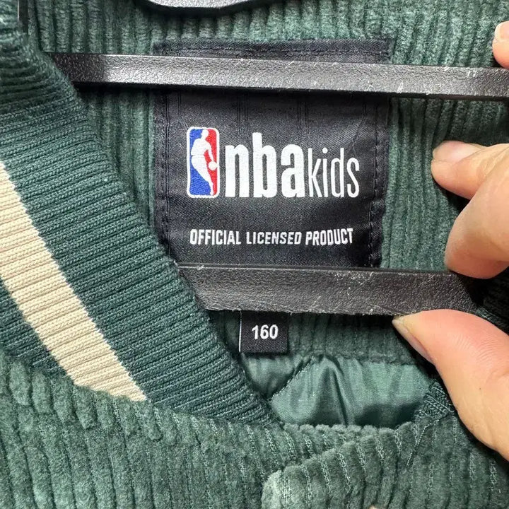 [SOLD OUT] [정품/160] NBA 여성 코듀로이 바시티 패딩 점퍼   SS