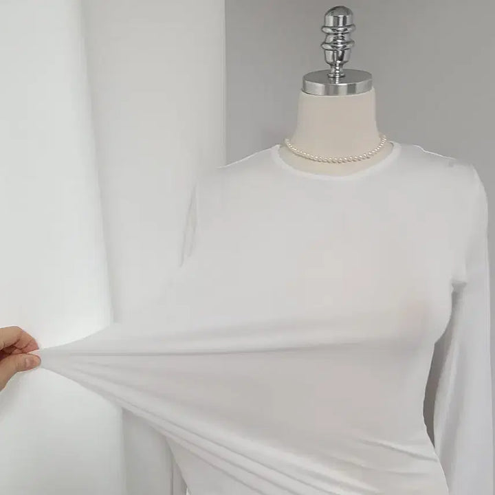 [BUNJANG] Tension Frill T-shirt / 새-텐션프릴티(복수할인)