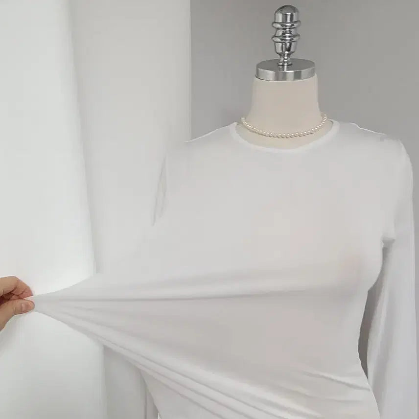 [BUNJANG] Tension Frill T-shirt / 새-텐션프릴티(복수할인)