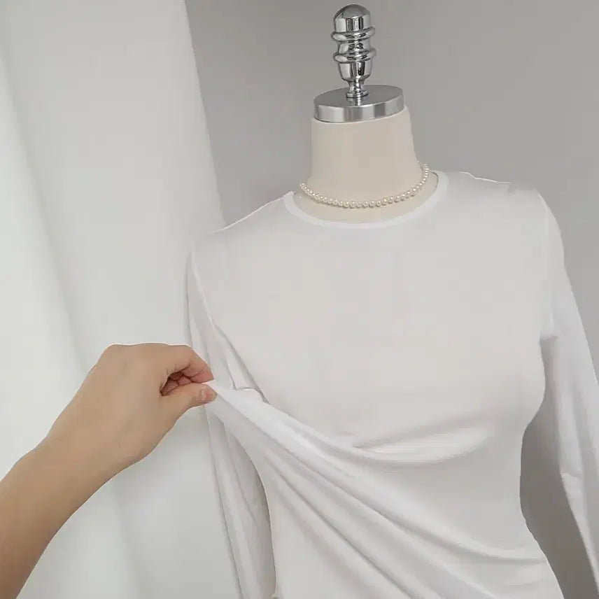 [BUNJANG] Tension Frill T-shirt / 새-텐션프릴티(복수할인)