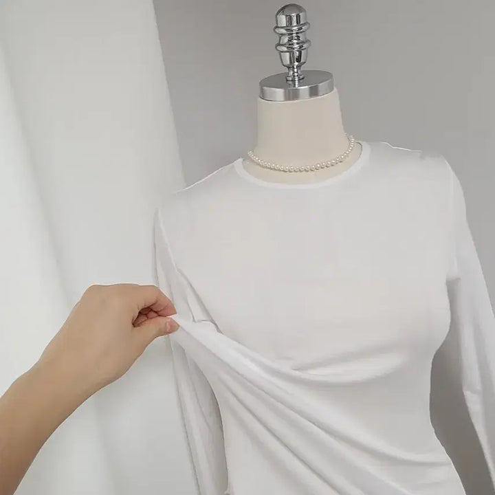 [BUNJANG] Tension Frill T-shirt / 새-텐션프릴티(복수할인)