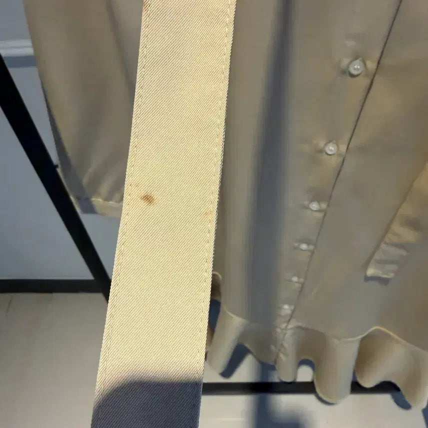 [BUNJANG] V-Neck Beige Long Dress / 브이넥 원피스