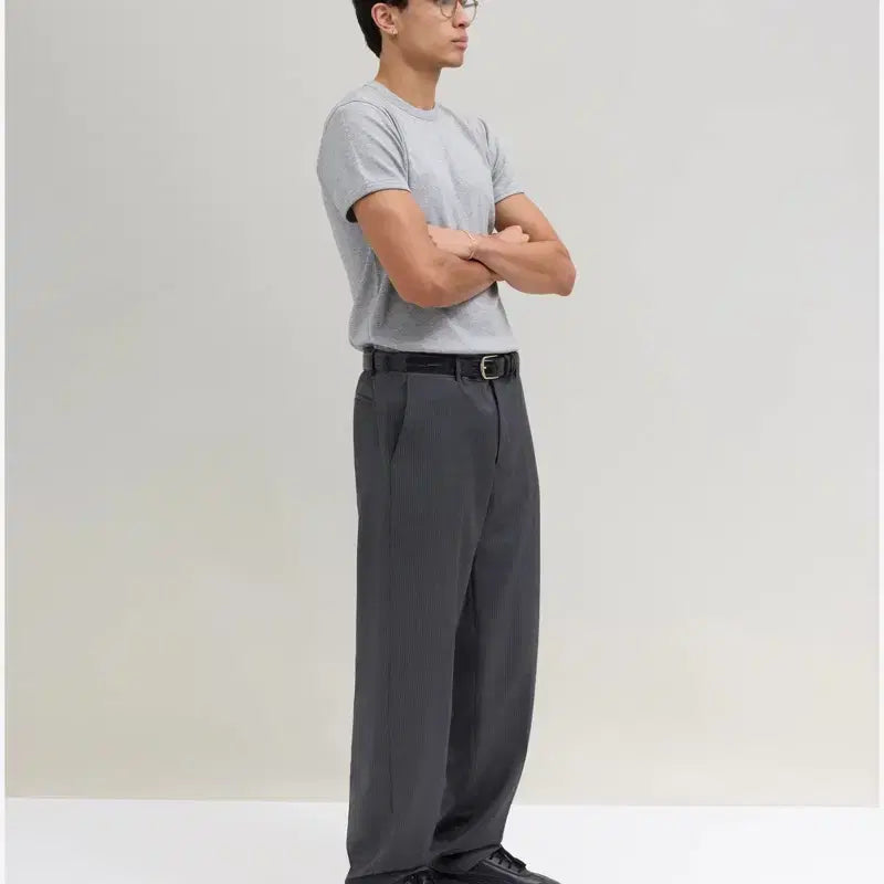 [BUNJANG] JJJJound Striped Wool Trouser / [32] 자운드 스트라이프 울 트라우저