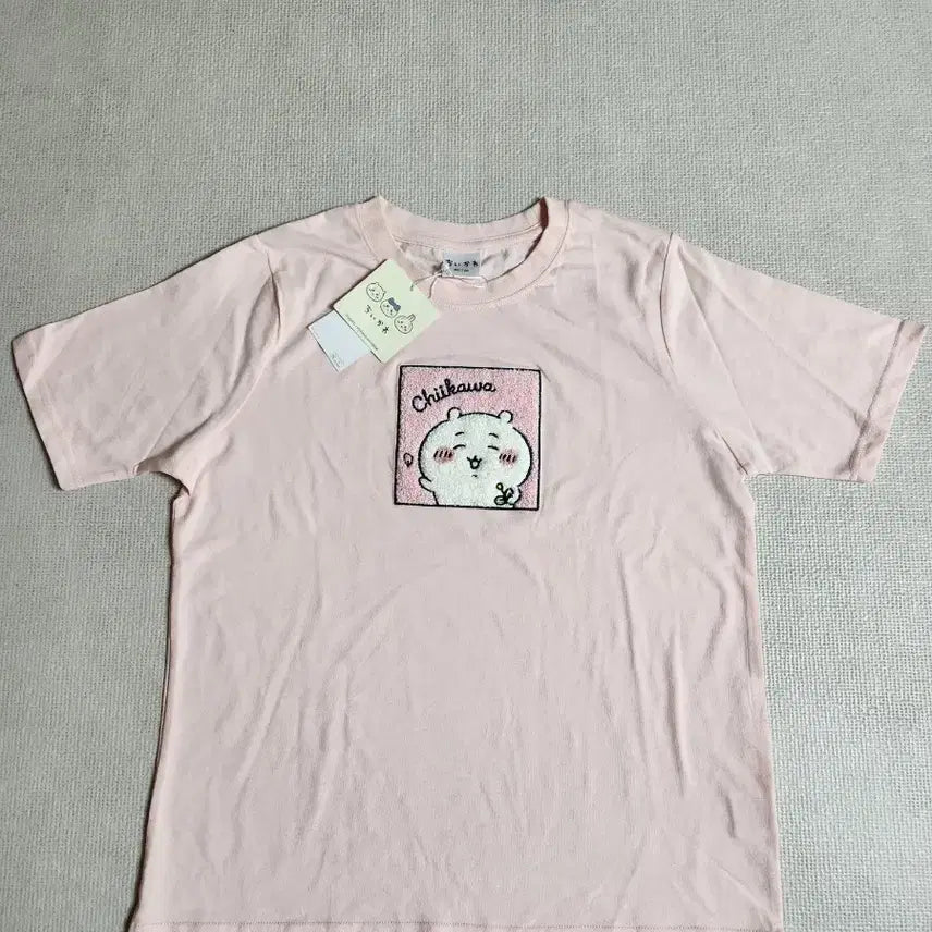 [BUNJANG] Muun.dojakgwi Chiikawa Pink T-shirt / 먼작귀 치이카와 핑크 반팔 티셔츠