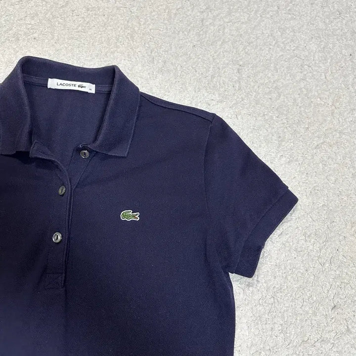 [BUNJANG] Lacoste Navy Pique Short Sleeve Dress (Size 95) / 라코스테 네이비 피케 반팔 원피스 95