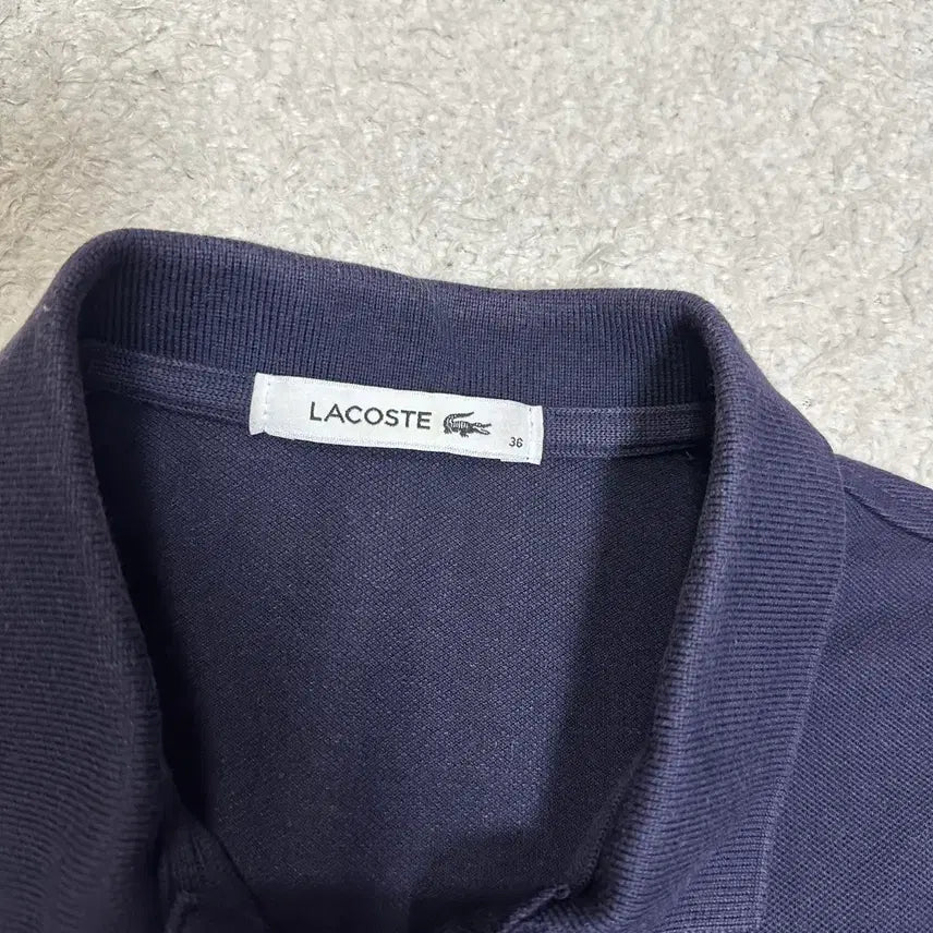 [BUNJANG] Lacoste Navy Pique Short Sleeve Dress (Size 95) / 라코스테 네이비 피케 반팔 원피스 95