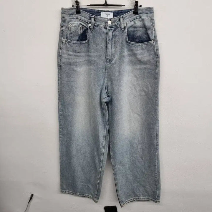 [BUNJANG] Triple J 31-inch Washed Denim Jeans / [31 inch] 트리플J 워싱 데님 팬츠 청바지