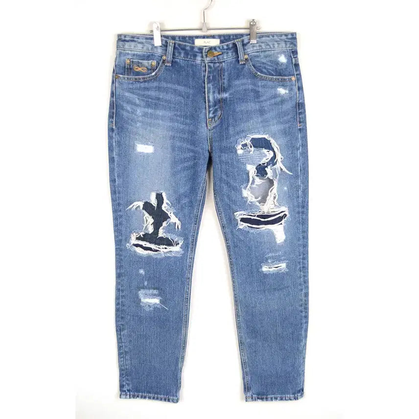 [BUNJANG] PLAC Jeans ALEXA Slim Fit Denim Pants / 플랙진 ALEXA 청바지 남성32 슬림핏 데님 팬츠 CB8000