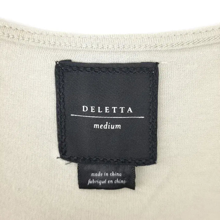 [SOLD OUT] DELETTA 플리츠배색 민소매블라우스 M