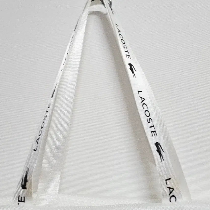 [BUNJANG] Lacoste White Mesh Tote Bag / 라코스테 흰색 매쉬백 쇼퍼백 토트백
