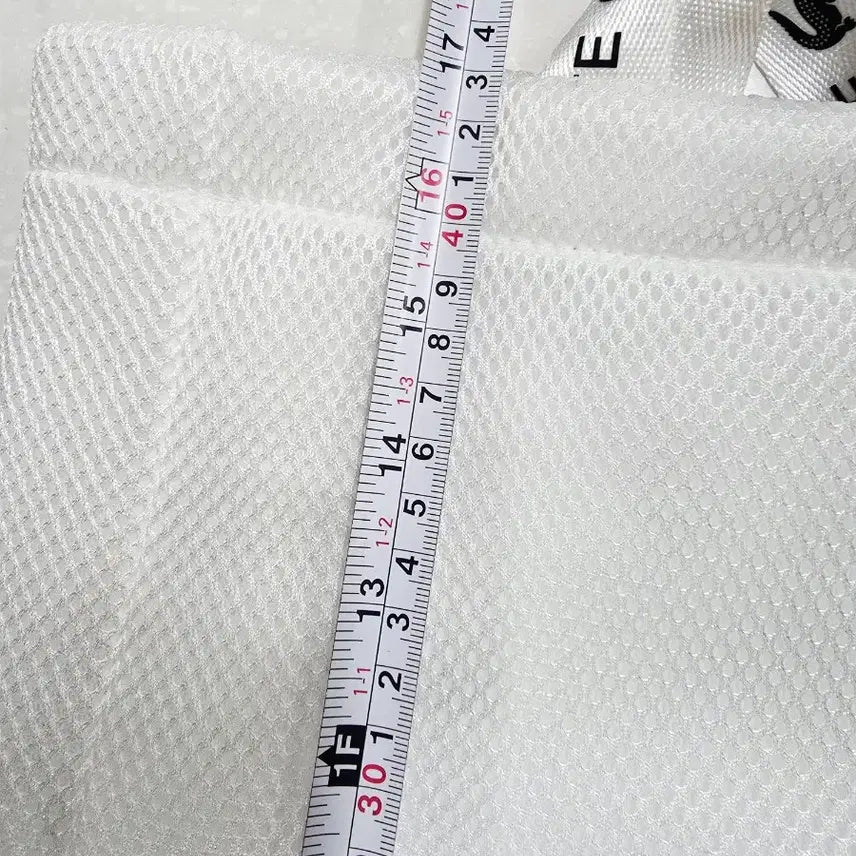 [BUNJANG] Lacoste White Mesh Tote Bag / 라코스테 흰색 매쉬백 쇼퍼백 토트백