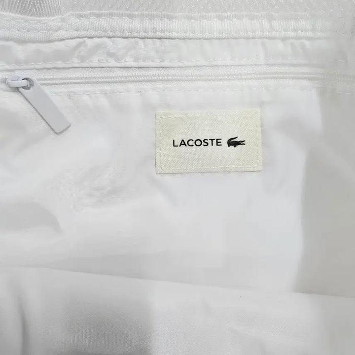 [BUNJANG] Lacoste White Mesh Tote Bag / 라코스테 흰색 매쉬백 쇼퍼백 토트백
