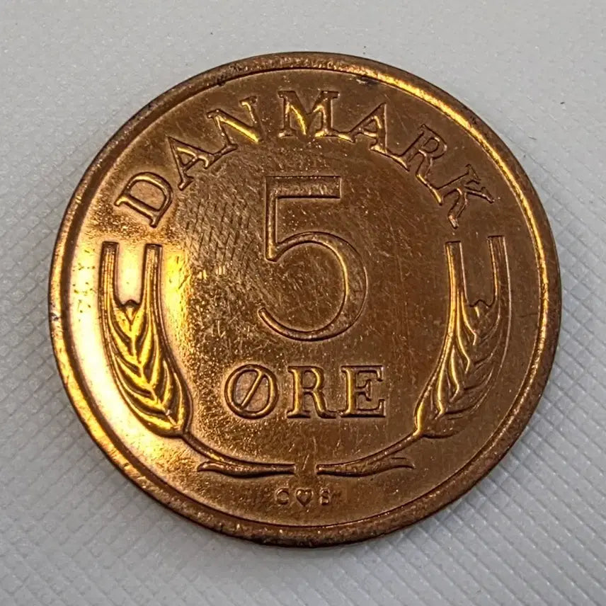 [BUNJANG] Denmark 5 Ore Coin zk-1627 / 덴마크 5오레 동전 zk-1627