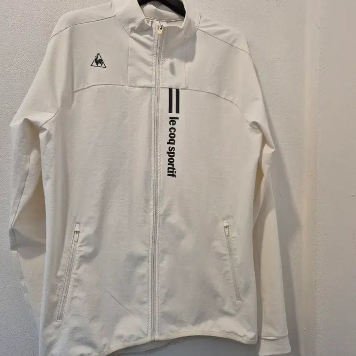 [BUNJANG] Le Coq Sportif White Track Jacket / 르꼬끄 스포르티브 화이트 트랙 자켓