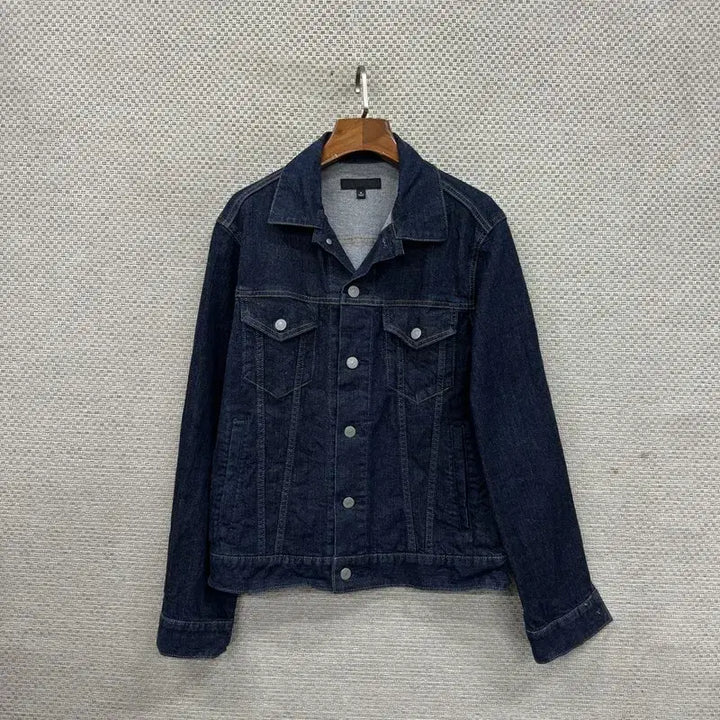 [SOLD OUT] 유니클로 캐주얼 투포켓 데님 청자켓 M A07344