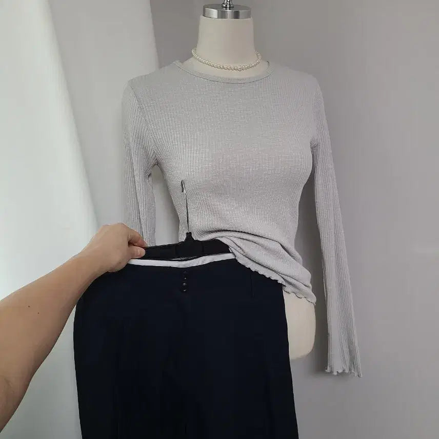 [BUNJANG] Favorite Tucked Cuffed Pants / 새-페이보릿-핀턱카브라팬츠s(총장108)