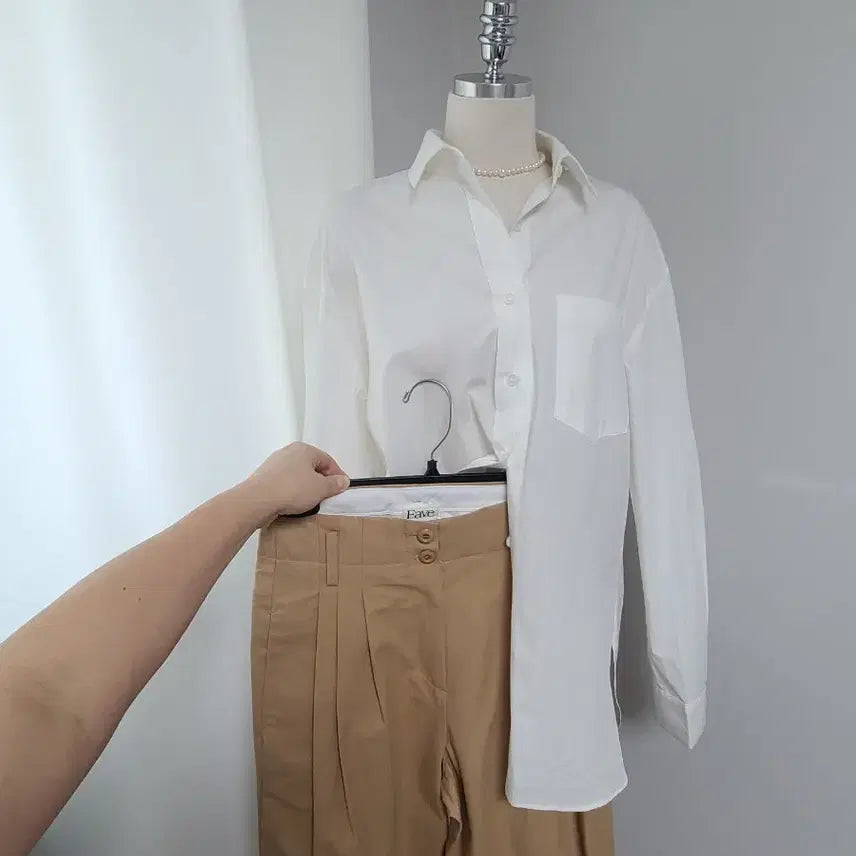[BUNJANG] Favorite Tucked Cuffed Pants / 새-페이보릿-핀턱카브라팬츠s(총장108)