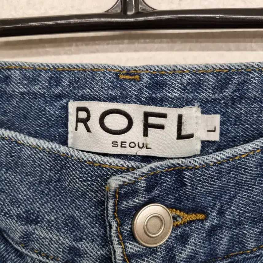 [BUNJANG] ROFL Double Knee Washed Cargo Denim Pants / [30 inch] ROFL 더블니 워싱 카고 데님 팬츠 청바지