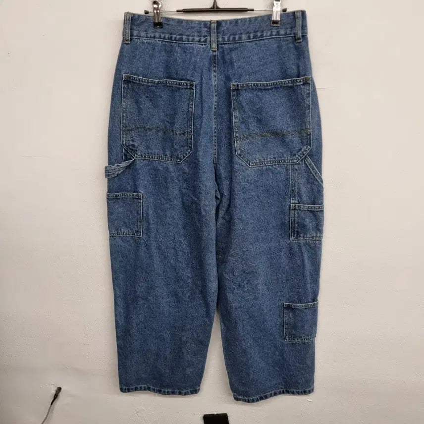 [BUNJANG] ROFL Double Knee Washed Cargo Denim Pants / [30 inch] ROFL 더블니 워싱 카고 데님 팬츠 청바지