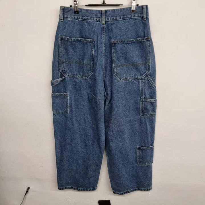 [BUNJANG] ROFL Double Knee Washed Cargo Denim Pants / [30 inch] ROFL 더블니 워싱 카고 데님 팬츠 청바지