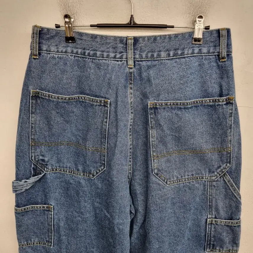 [BUNJANG] ROFL Double Knee Washed Cargo Denim Pants / [30 inch] ROFL 더블니 워싱 카고 데님 팬츠 청바지