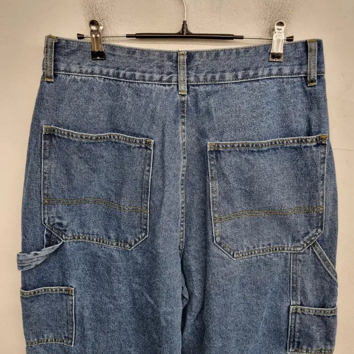 [BUNJANG] ROFL Double Knee Washed Cargo Denim Pants / [30 inch] ROFL 더블니 워싱 카고 데님 팬츠 청바지
