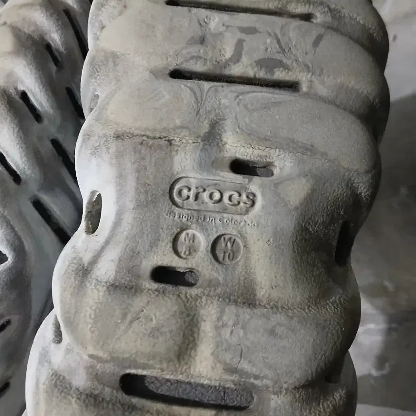[BUNJANG] Crocs Eco Clog Gray Marble (M8/W10) Sandals / 크록스 에코 클로그 회색 마블 M8/W10 [size 270mm]